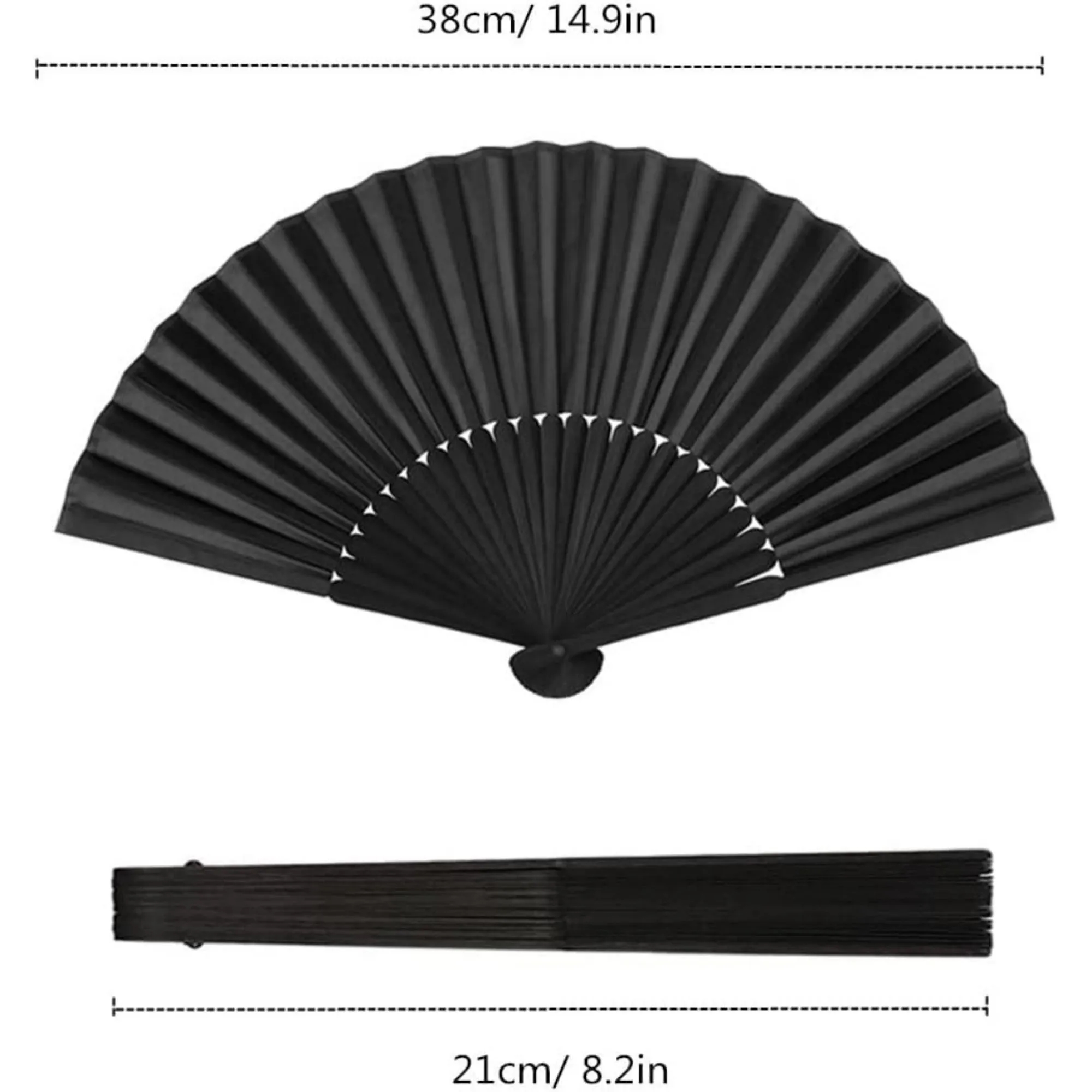 Bamboo Frame Folding Fan 2