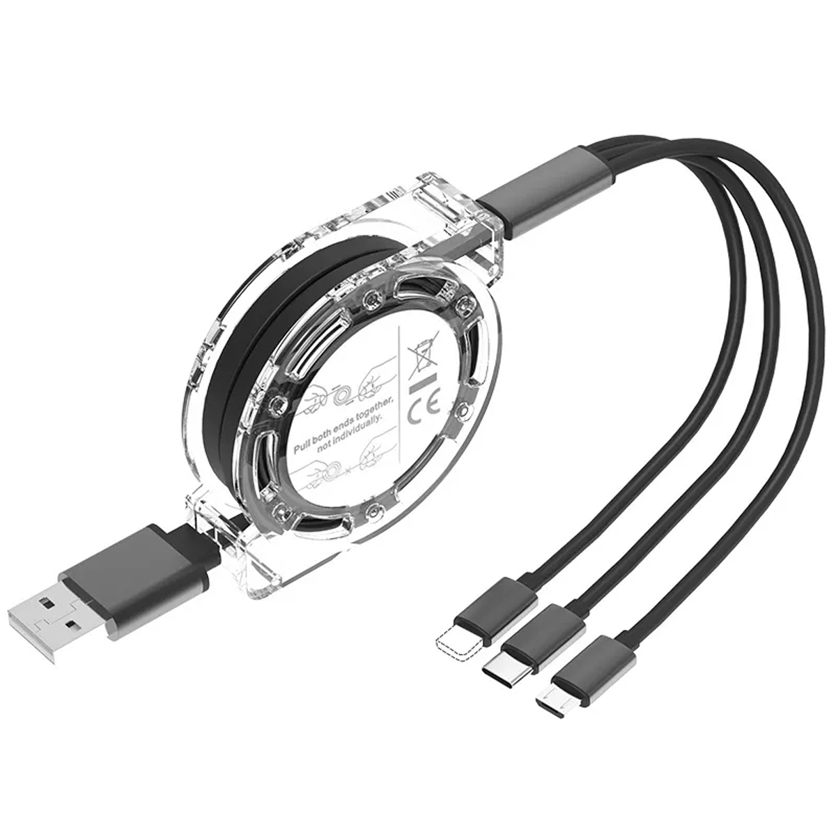Durable 3 in 1 USB Charging Cable For Daily Carry 4