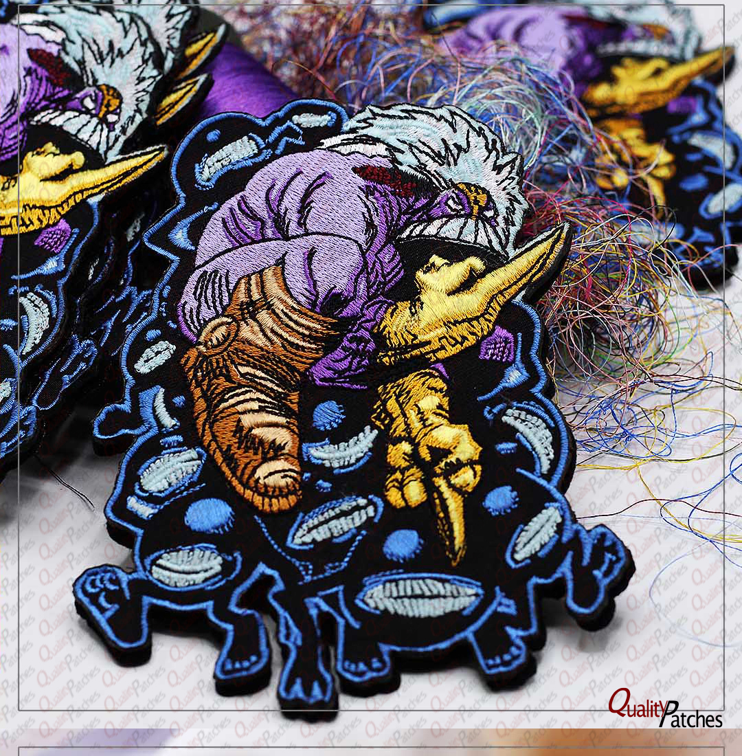 Custom Die Cut Embroidered Patches 61