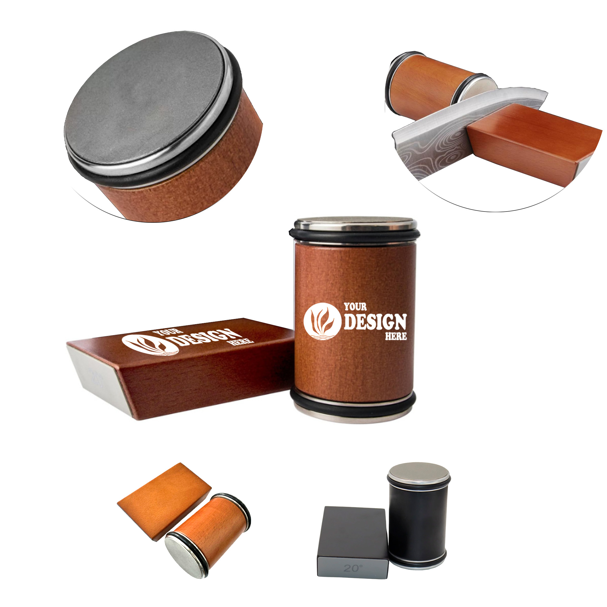 Alluminum Knife Sharpener with Rolling Mechanism 2