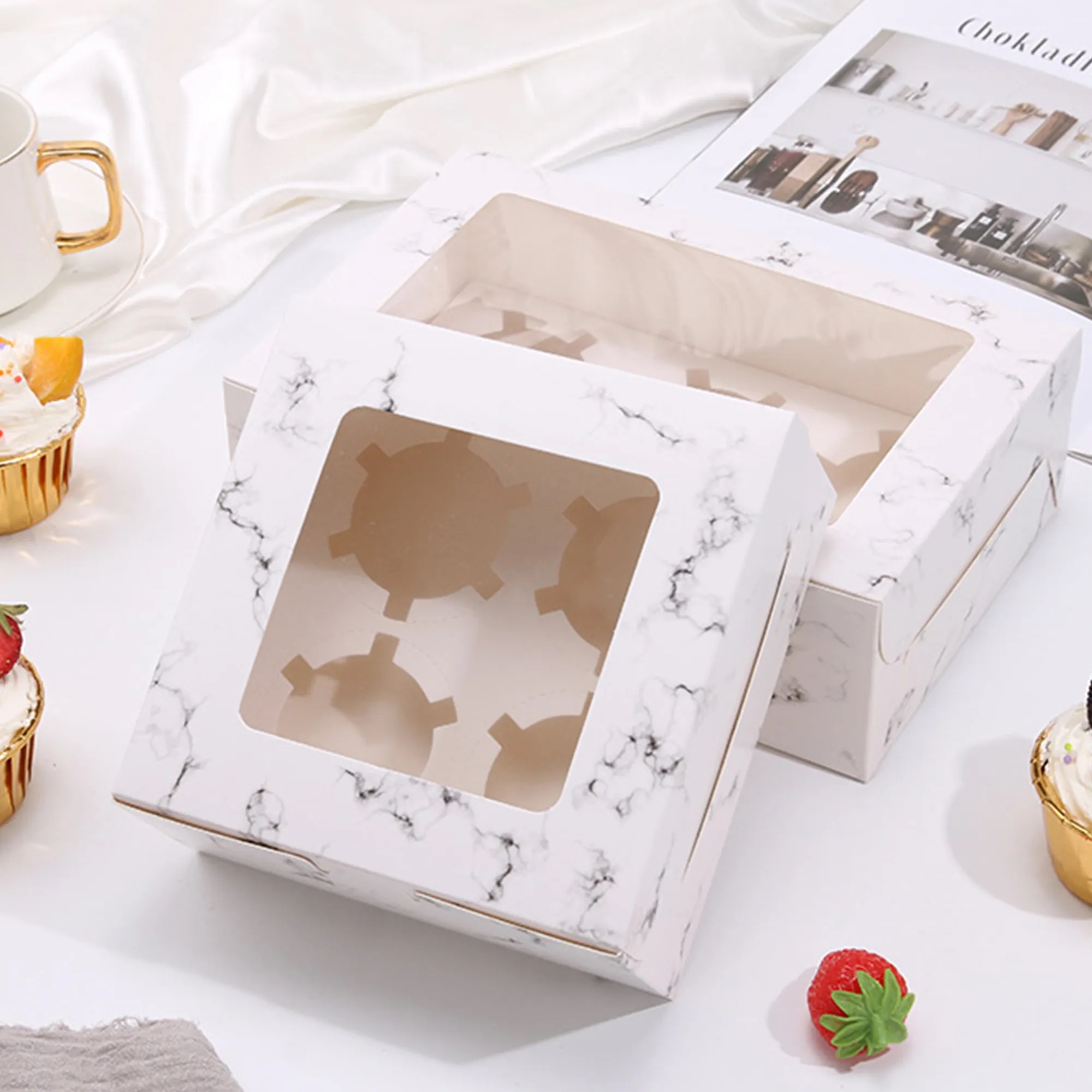 Cupcake Box With Clear Window 5