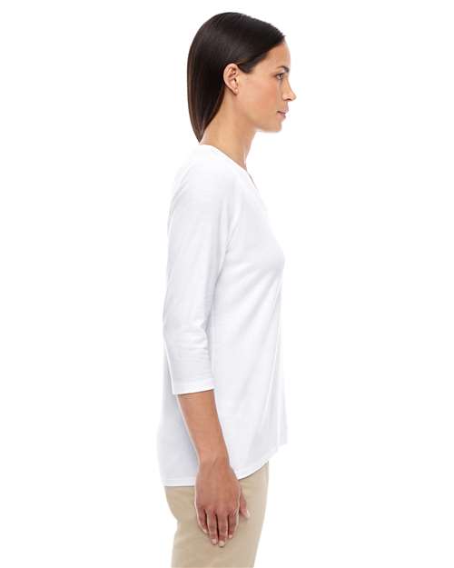 Women's Perfect Fit™ Bracelet-Length V-Neck Top - DP184W 25