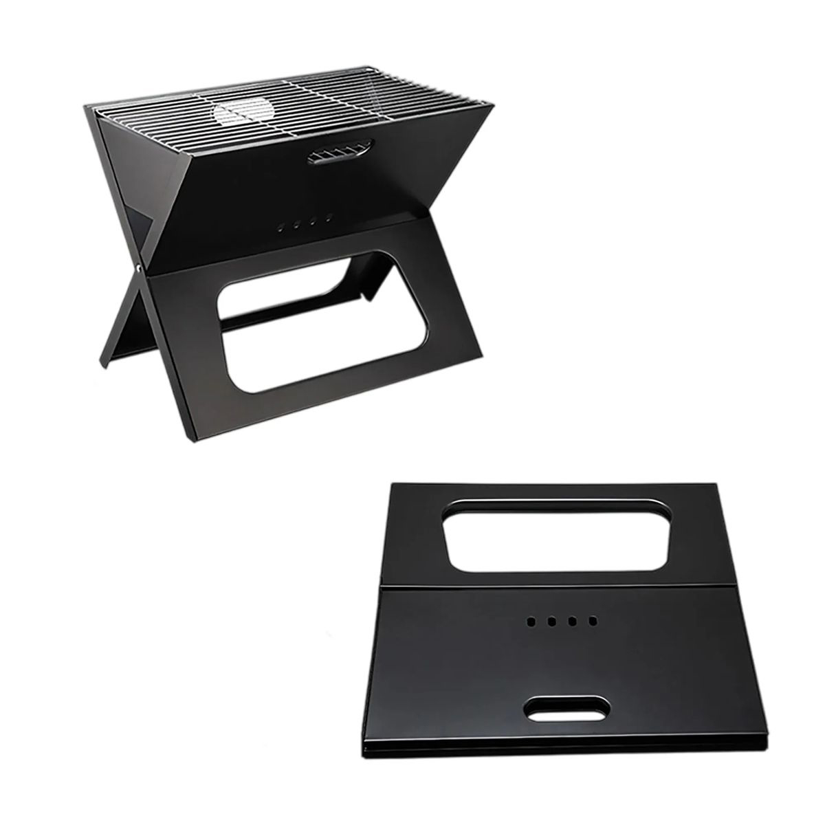 Portable Charcoal Grill with Collapsible Design 1