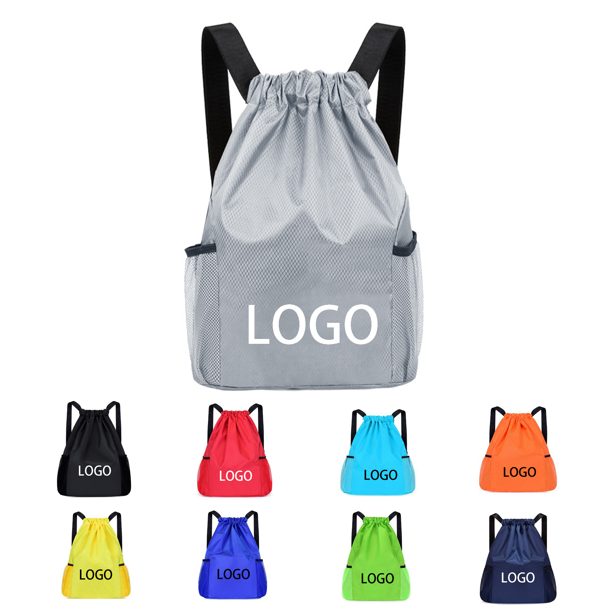 Oxford Drawstring Sports Backpack 2