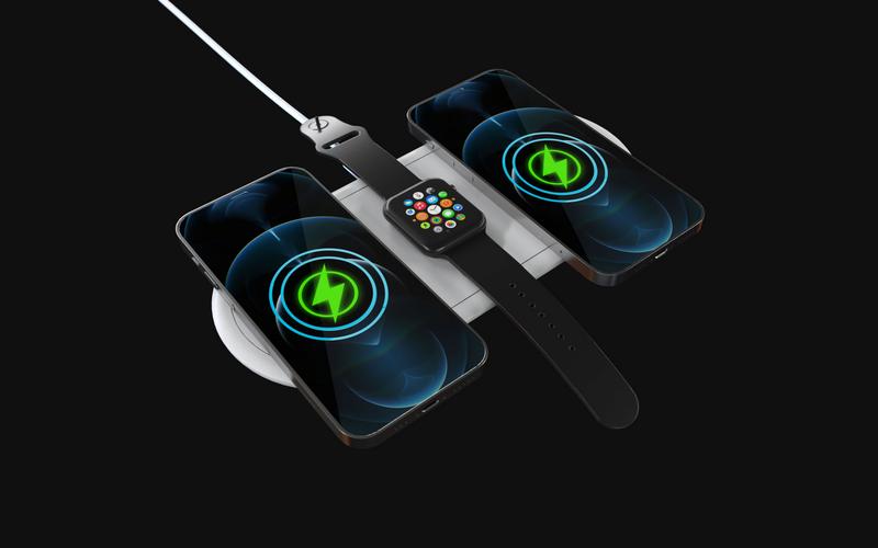 Paragon Imported Trio 15W Wireless Charger 30