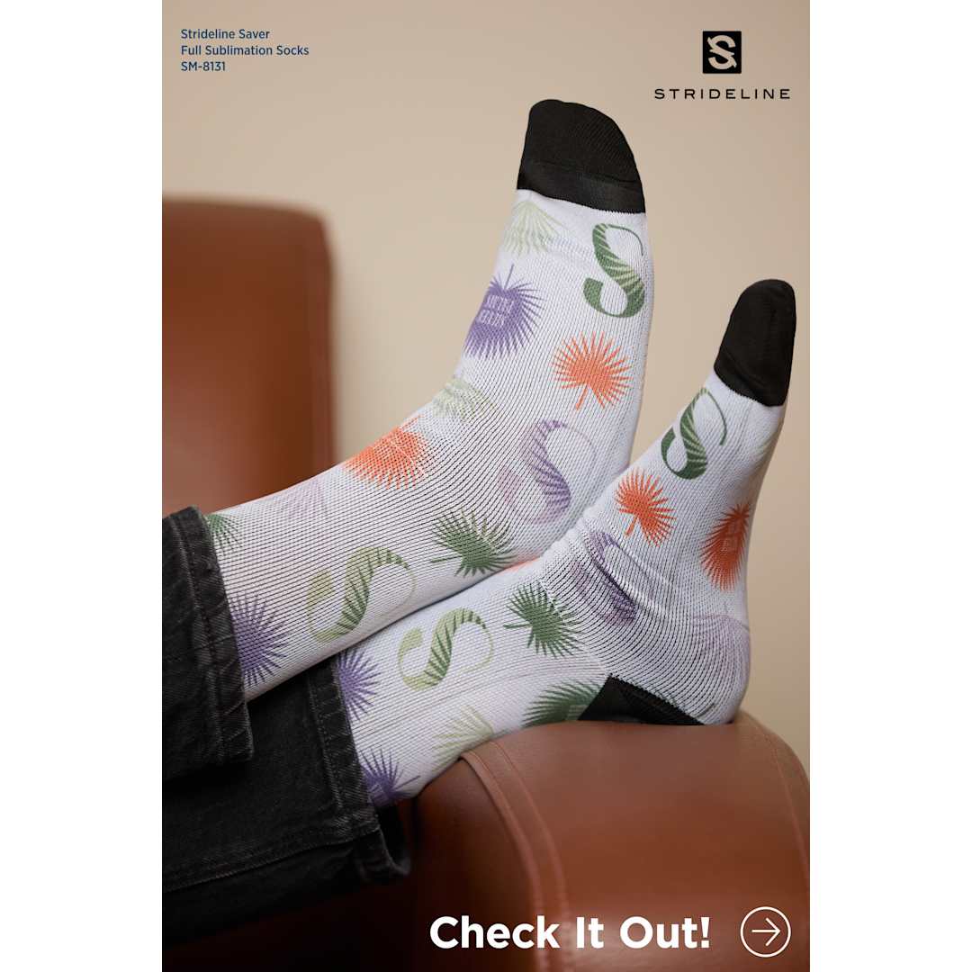 Strideline Saver Full Sublimation Socks 42