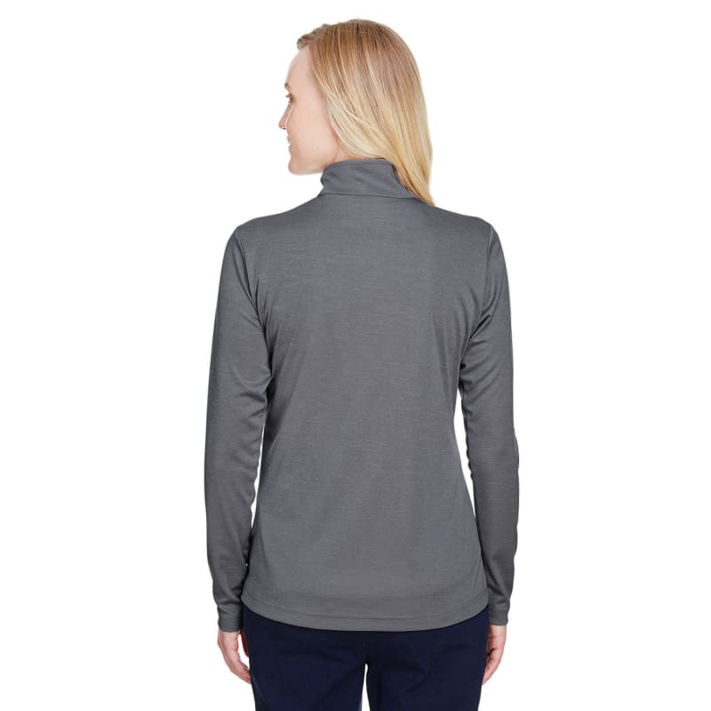 Team 365 Ladies' Zone Sonic Heather Performance Quarter-Zip 14