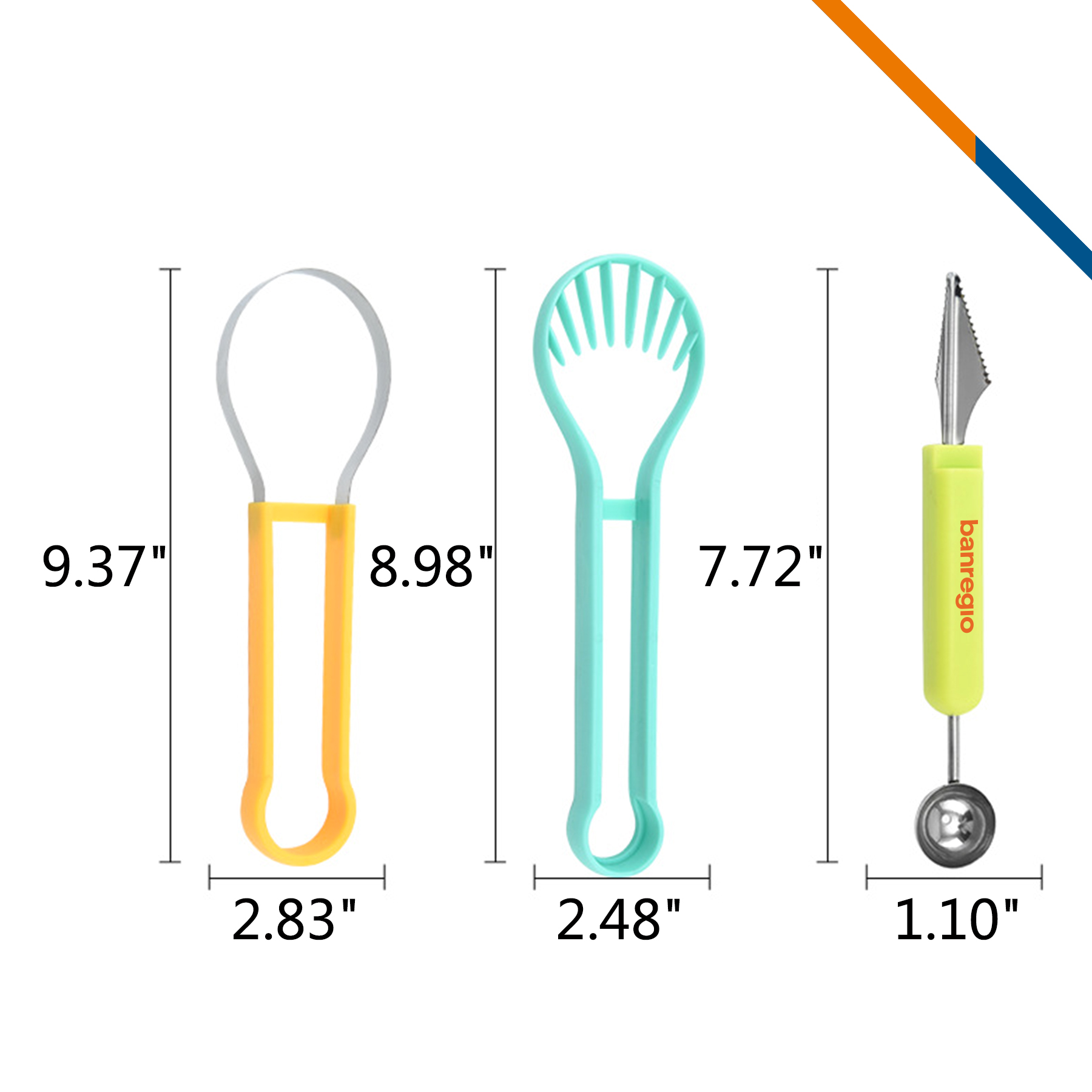 Flurp Fruit Tool Set 4
