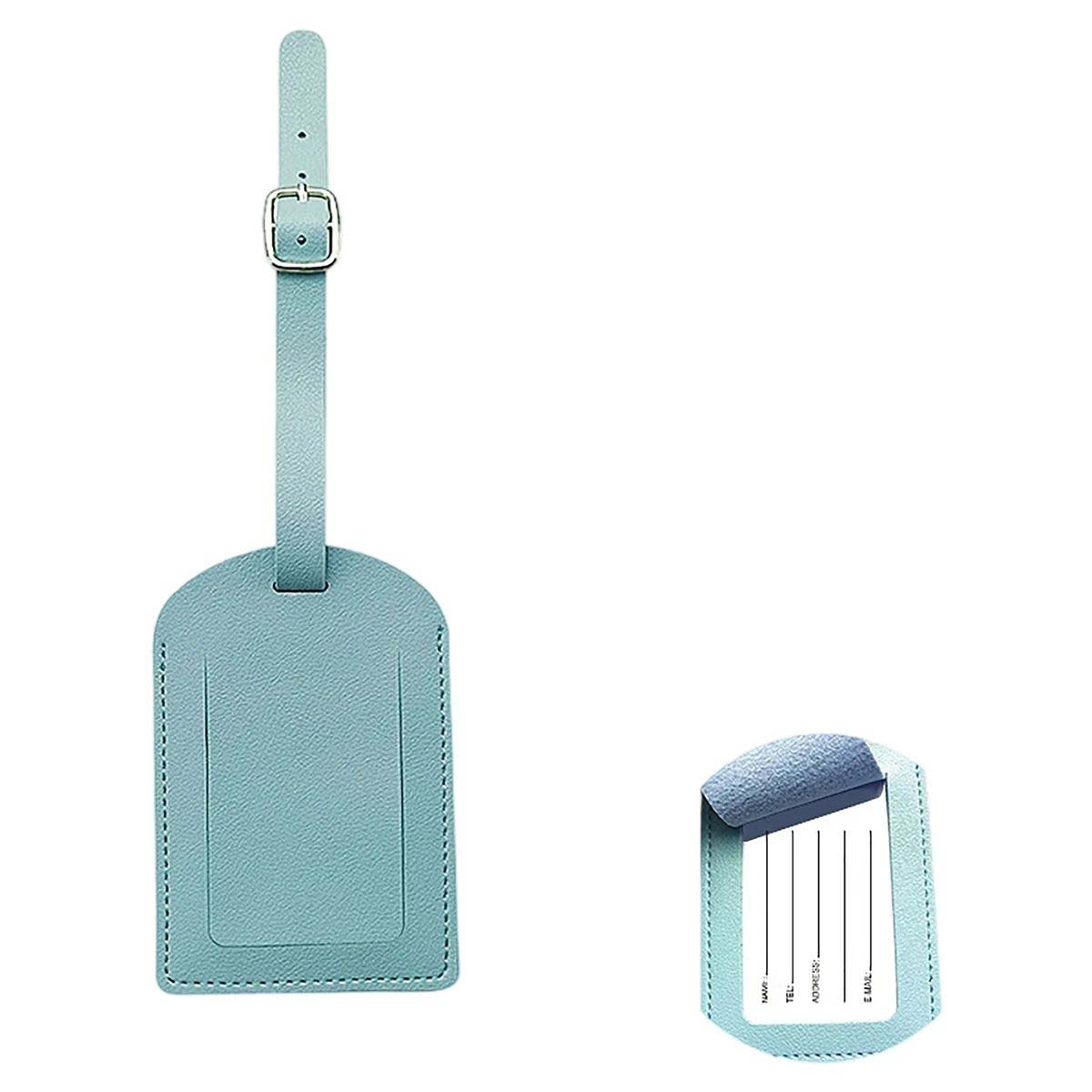 Durable PU Leather ID Tag with Adjustable Strap 9