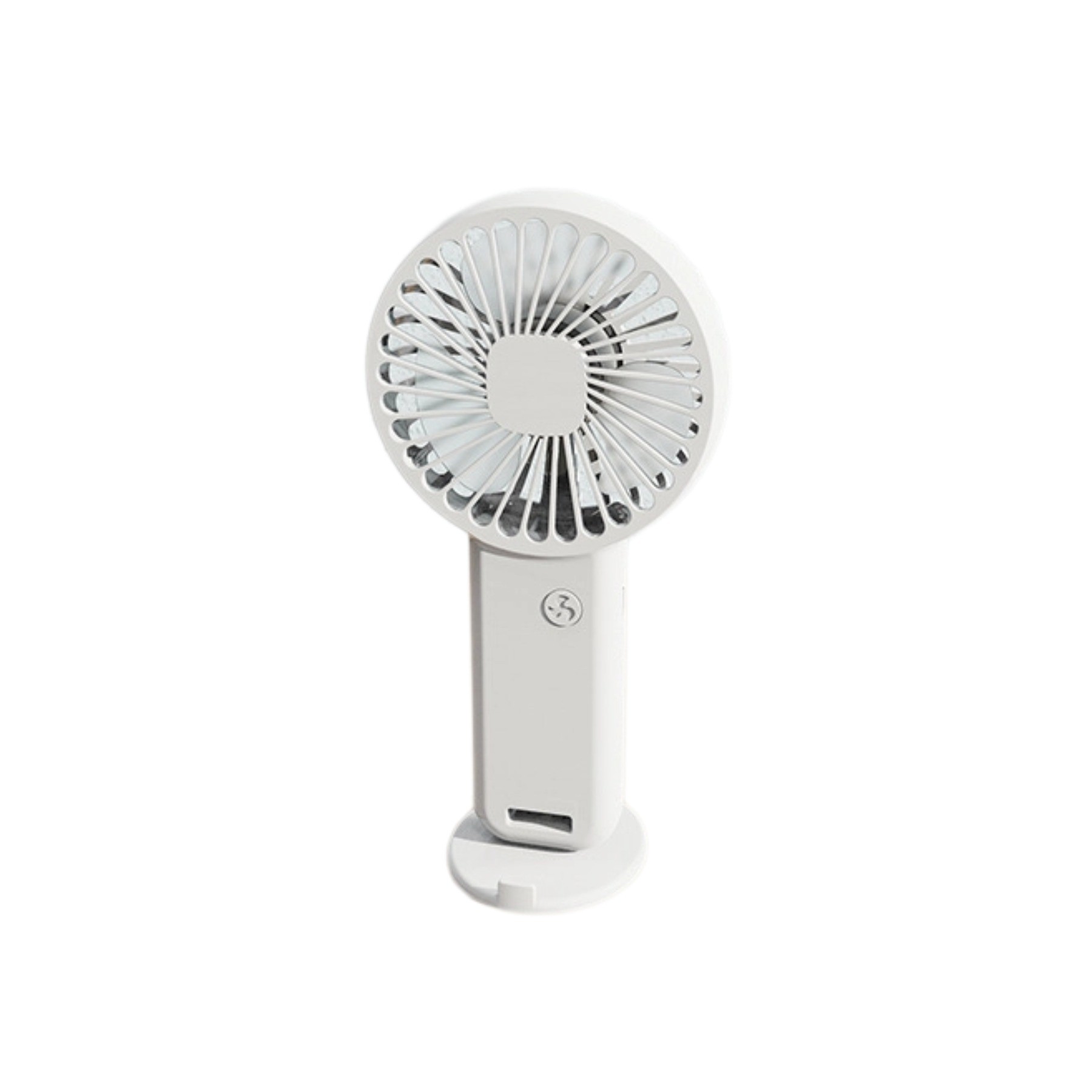 Rechargeable Breezy Hand Held Fan With Phone Stand 3