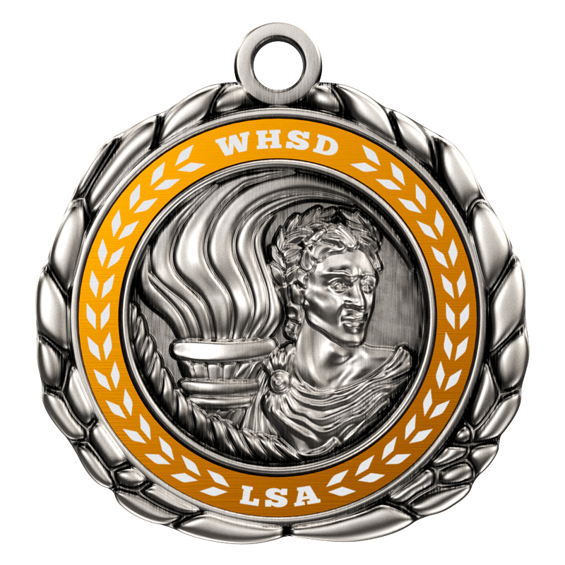 Express Vibraprint™ Victory Quali-Craft Medallion (2-1/2") 2