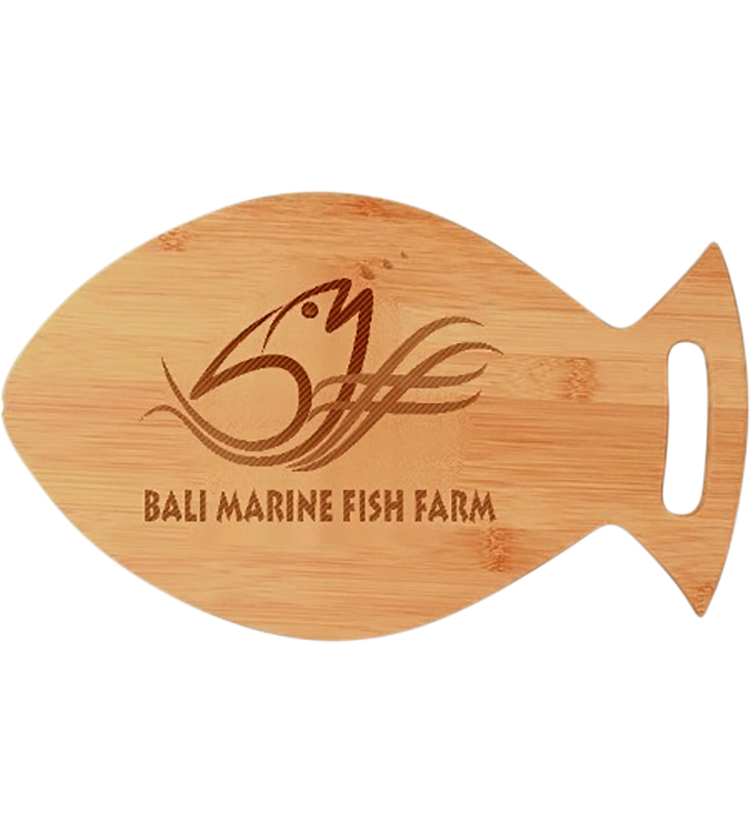 Bamboo Bay Cutting Board - Fish Shape 1