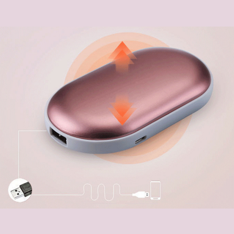 2 in 1 Portable USB Electric Handwarmer 5000mAh Powerbank 18