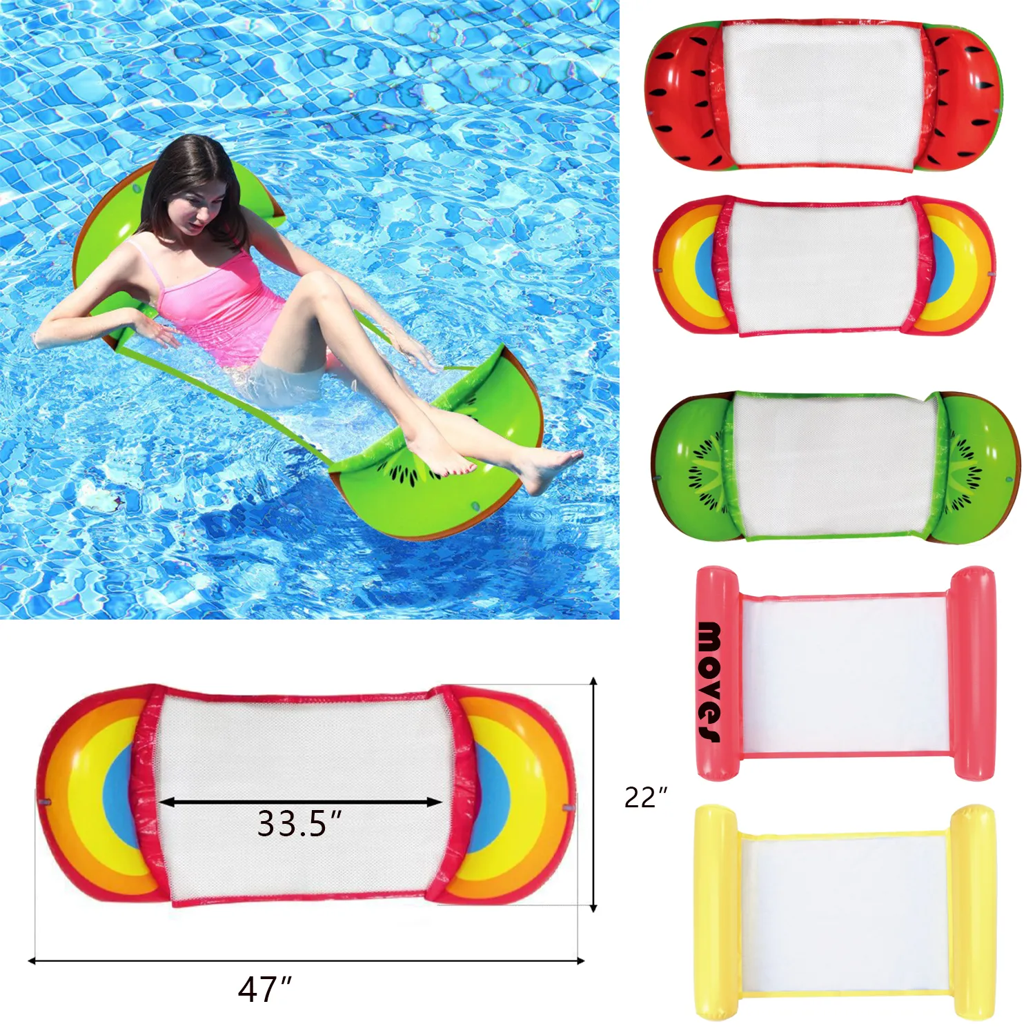 Foldable PVC Floating Backrest 6