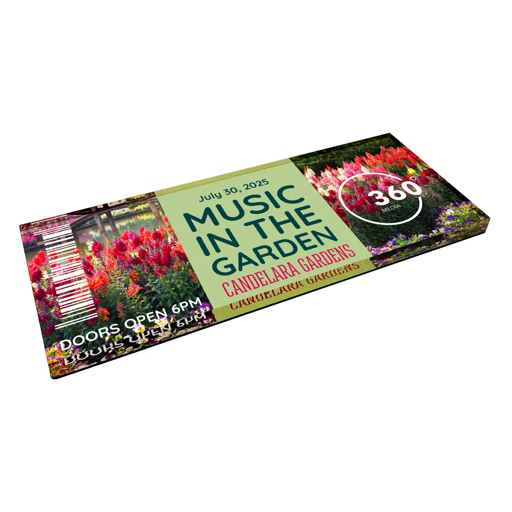 1/4" Acrylic Ticket / Event Magnets - Made In USA 3