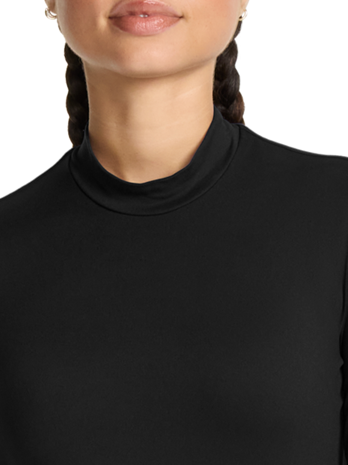 Med Couture - MC Layers - Women's Pocketless Mock Neck Underscrub Tee 4