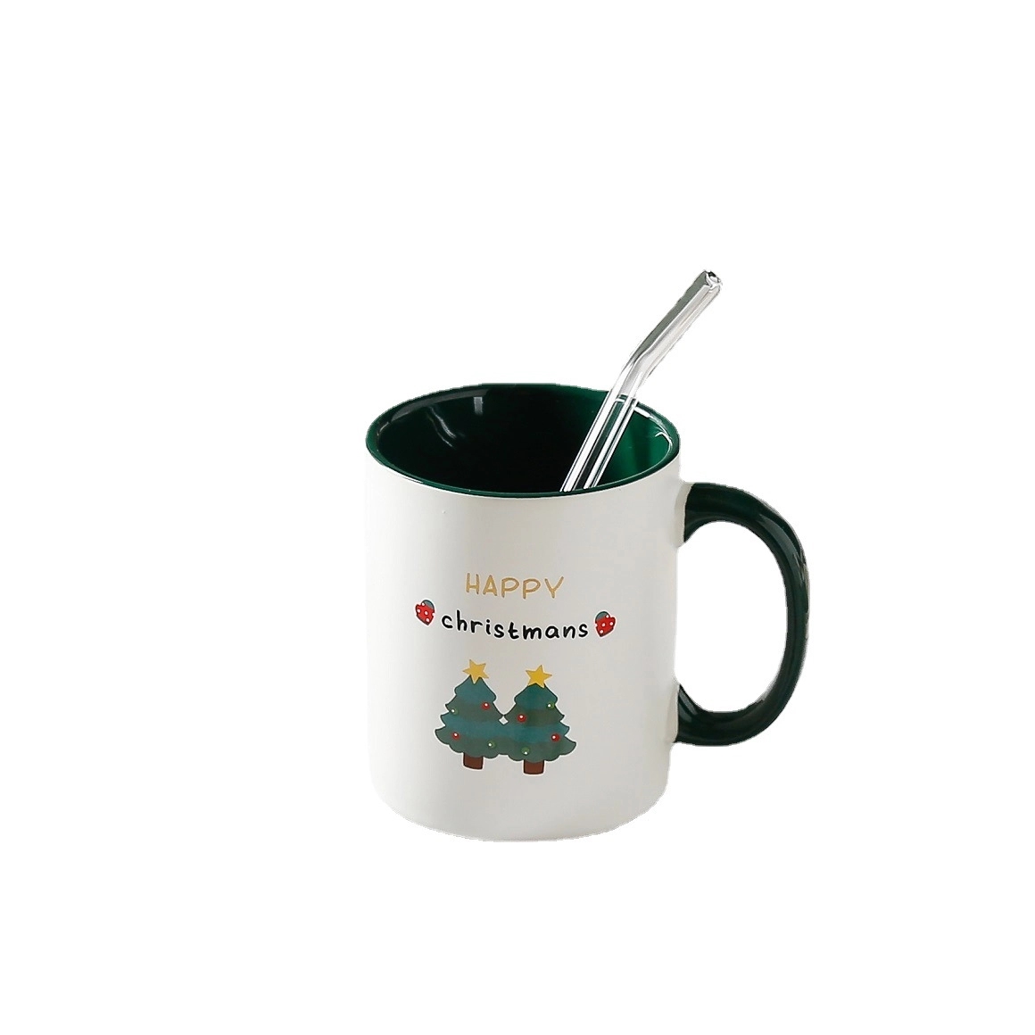 Christmas Mug With Silicone Cup Lid 4