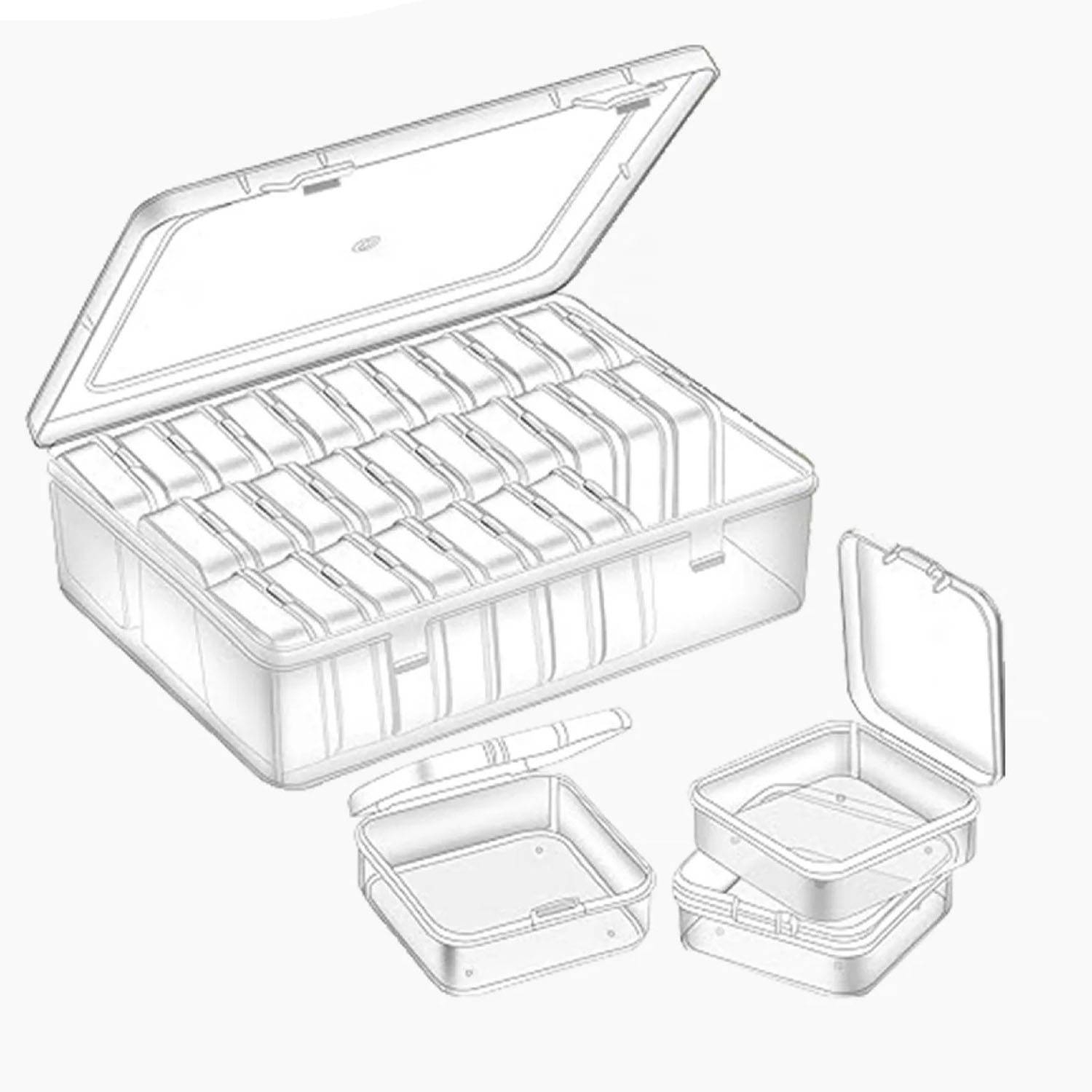 Customizable Plastic box set 6