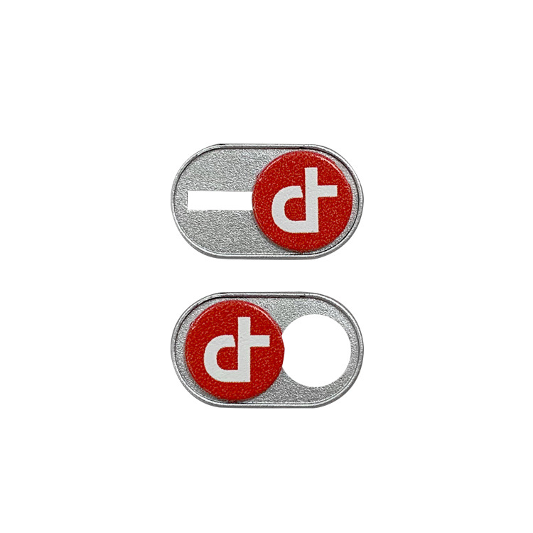 Oval Silver Webcam Cover 4