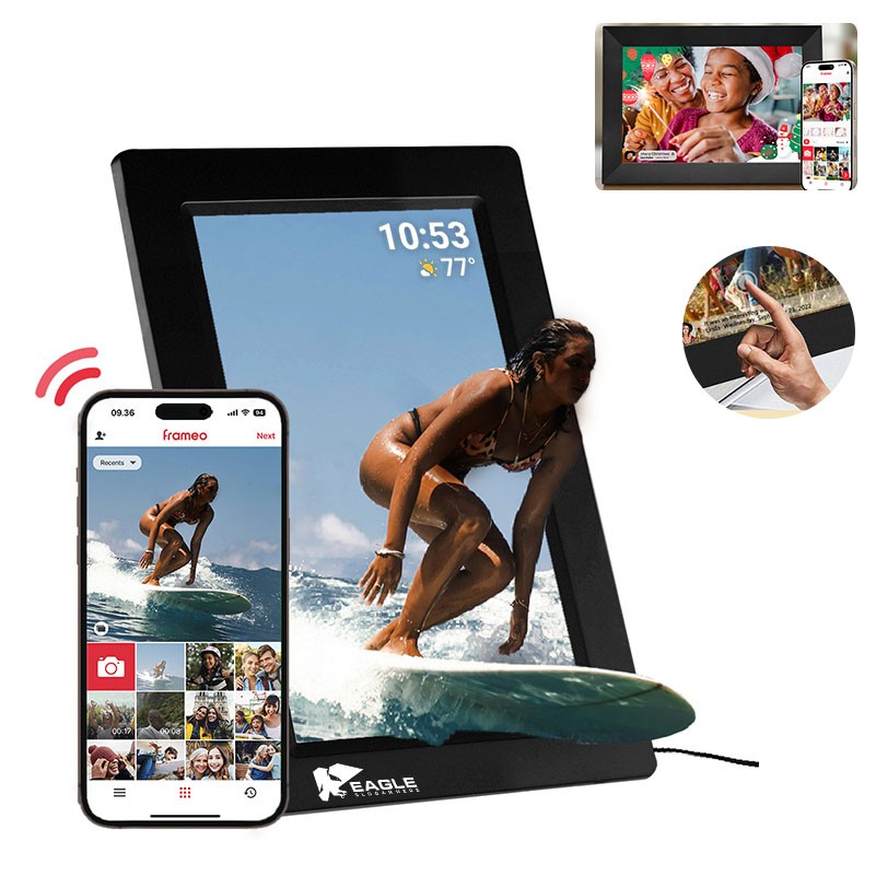 Smart Wifi Digital Photo Frame FHD Touch Screen 16G Cloud 2