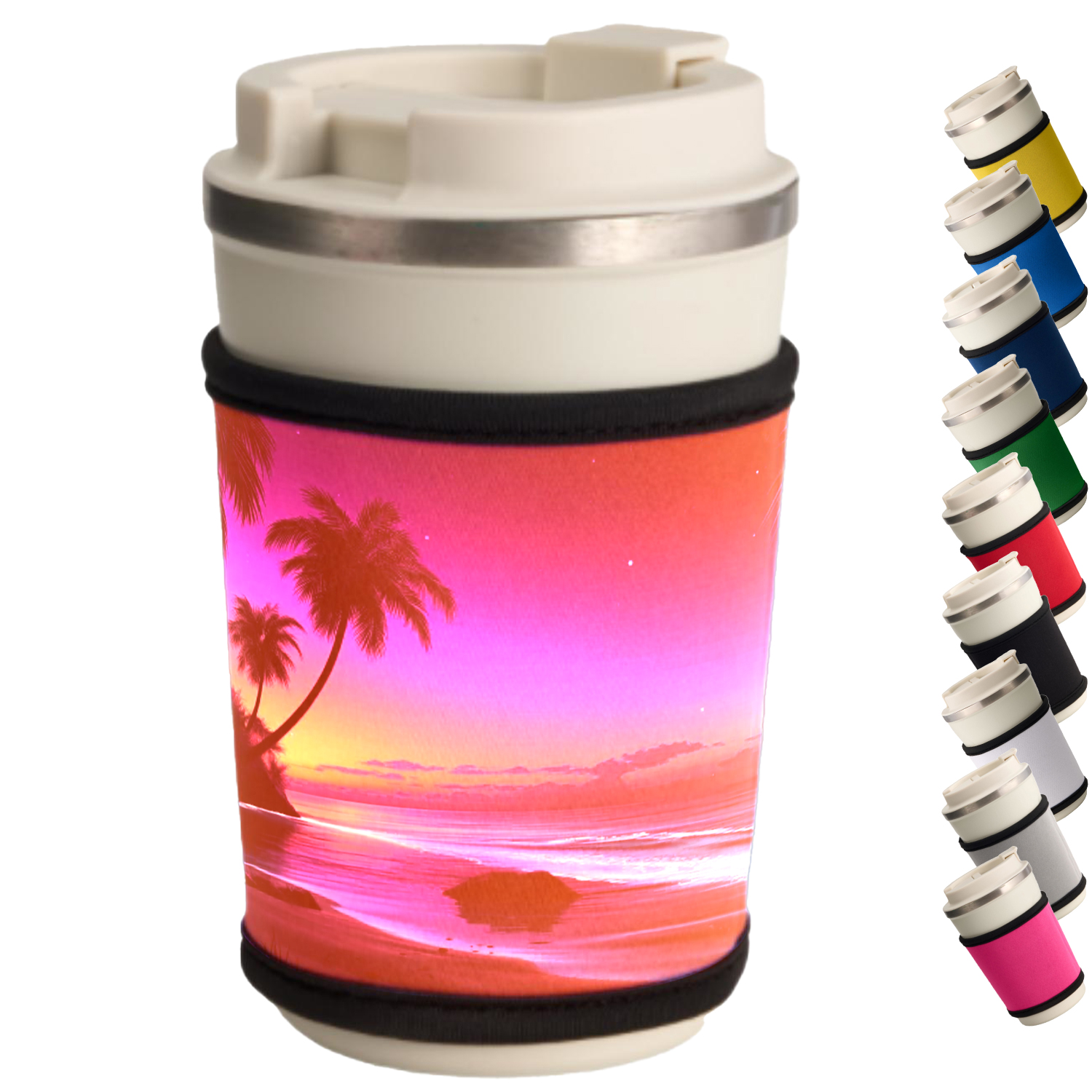 3MM Neoprene V-shaped Can Cooler w/ binding 1