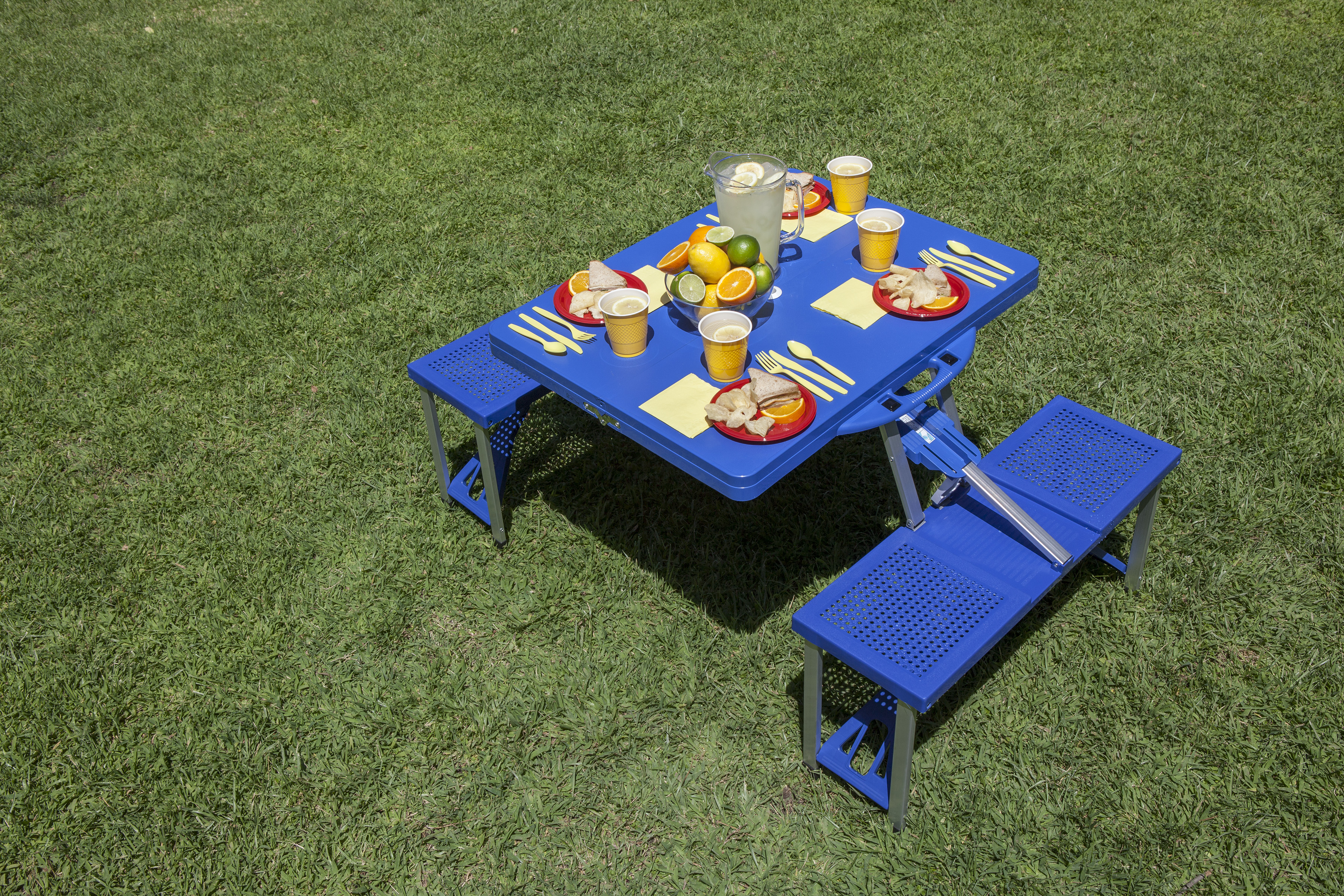 Picnic Table Portable Folding Table with Seats 9