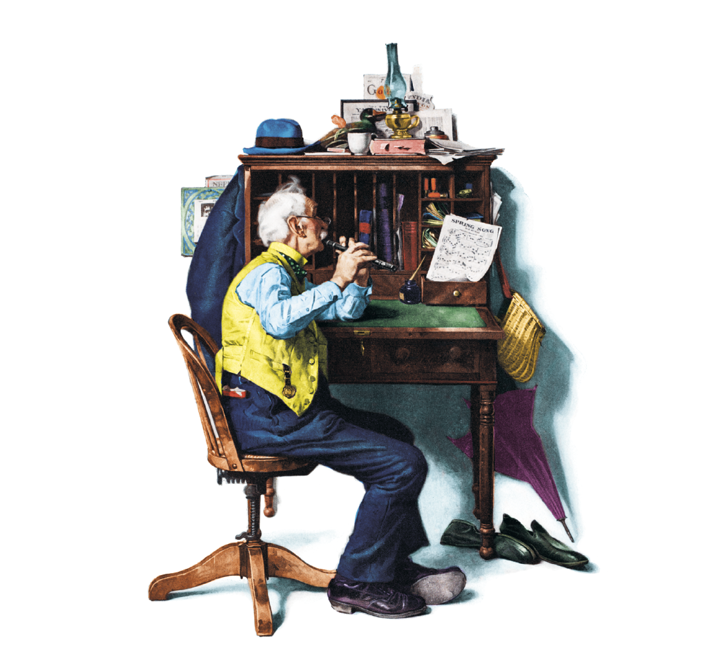 HotLine® Products Norman Rockwell Mini Calendar 65