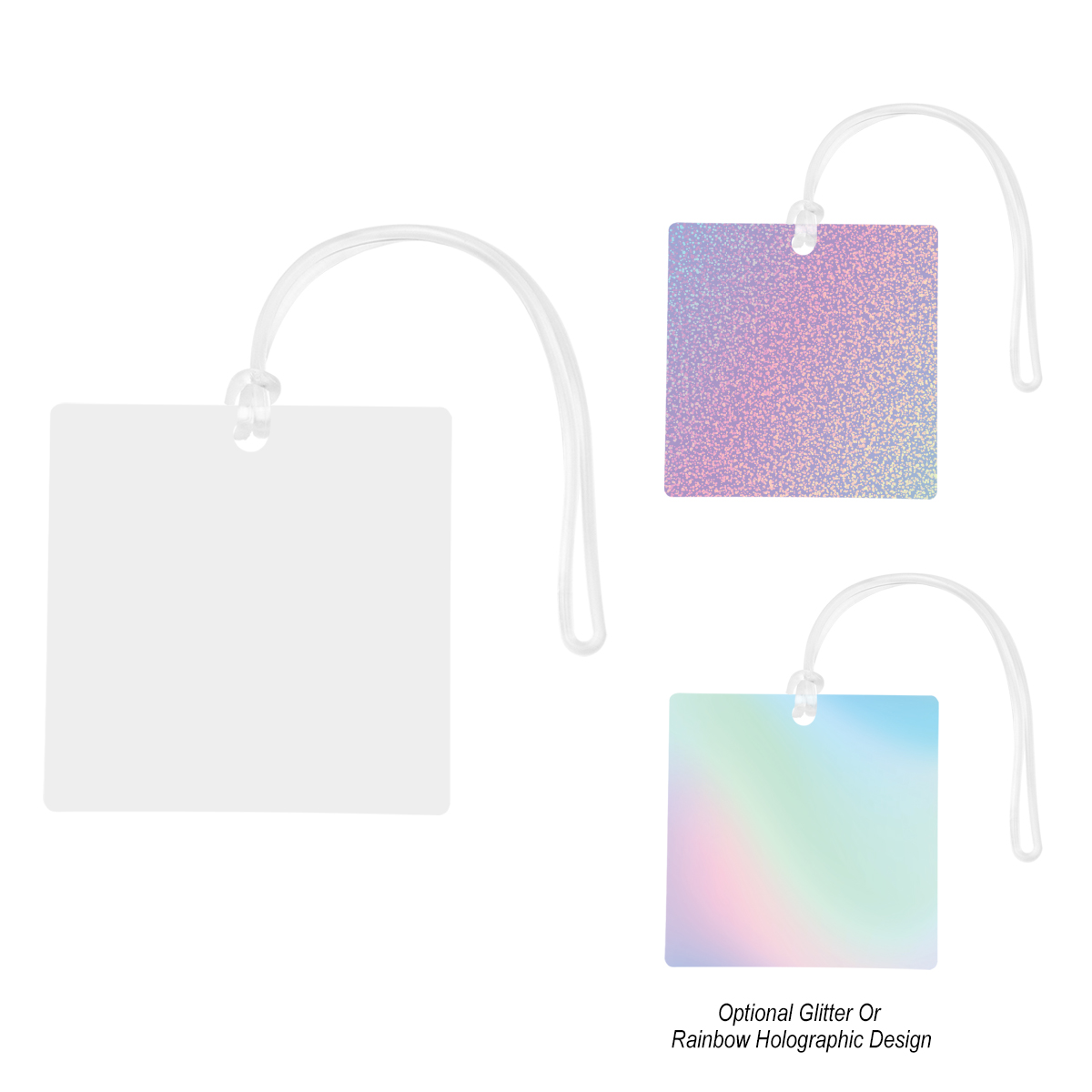 Acrylic Bag Tag - 4" Square 1
