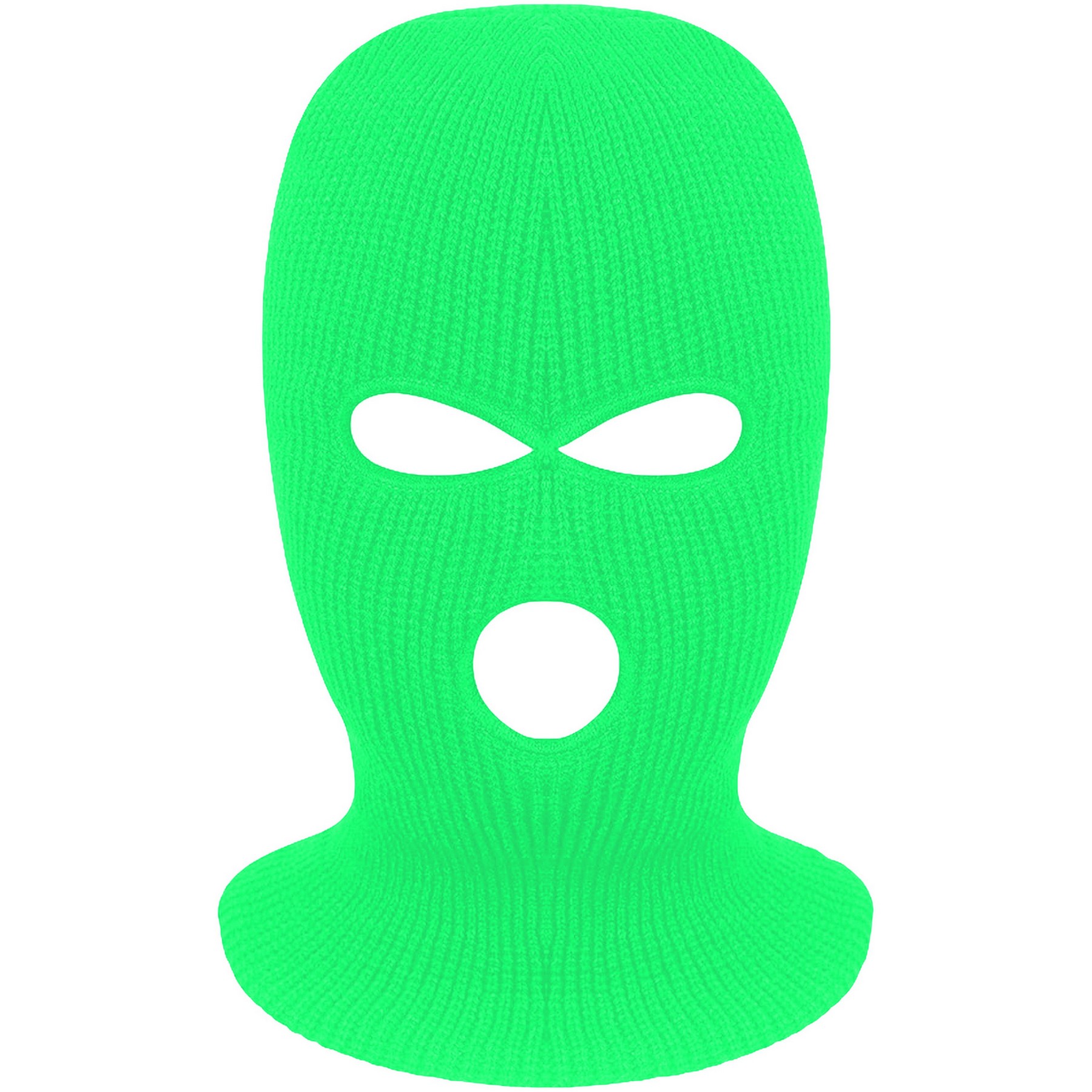 Custom 3 Holes Knitted Ski Mask Neck Gaiter Balaclava 5