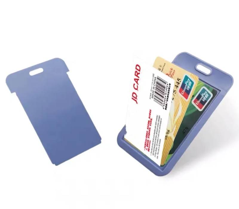 PVC Leather Card Badge Wallet with Lanyard - Style 1 5
