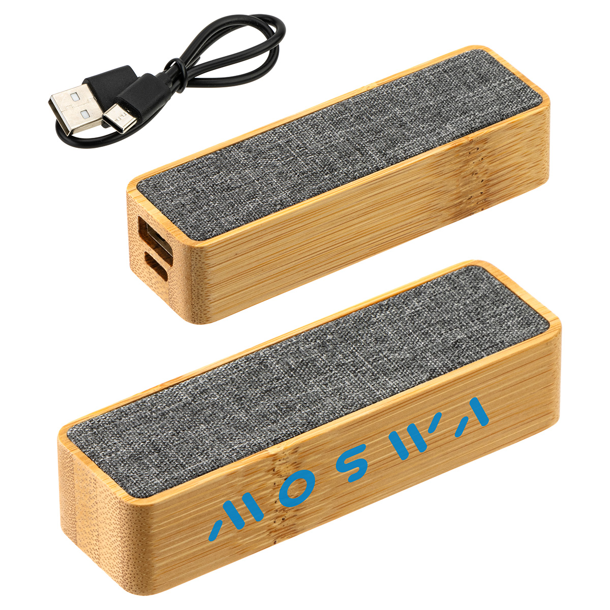 FSC® Bamboo/RPET 2000mAh Mini Power Bank 2