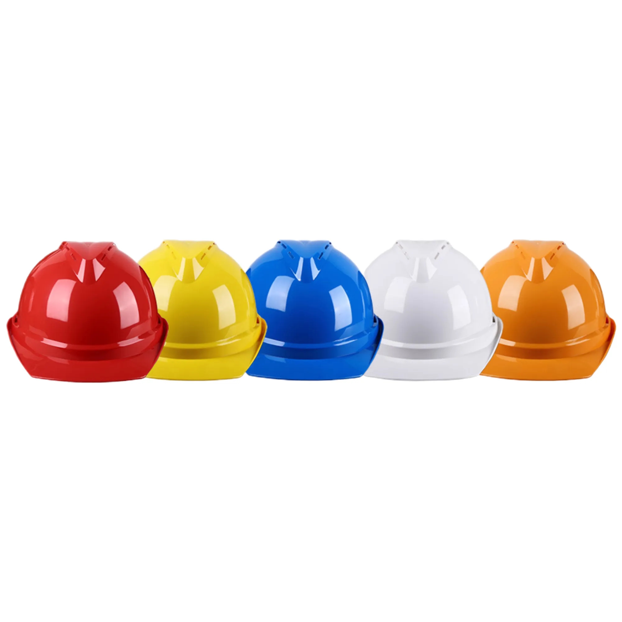 MOQ10 Reinforced Breathable ABS Vented Safety Helmet 1