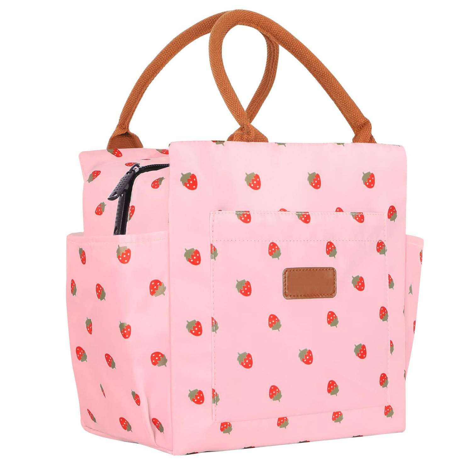 10L Leakproof Oxford Insulated Cooler Lunch Bag w/ Pockets 12