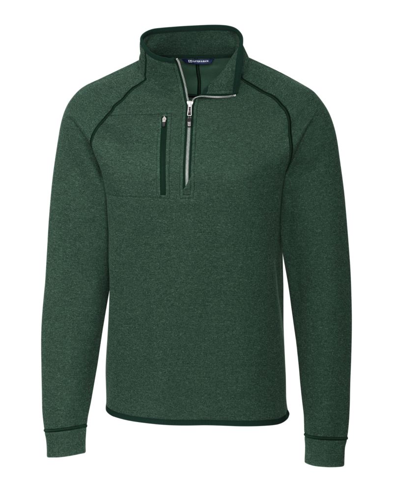 Cutter & Buck Mainsail Sweater-Knit Mens Half Zip Jacket 13