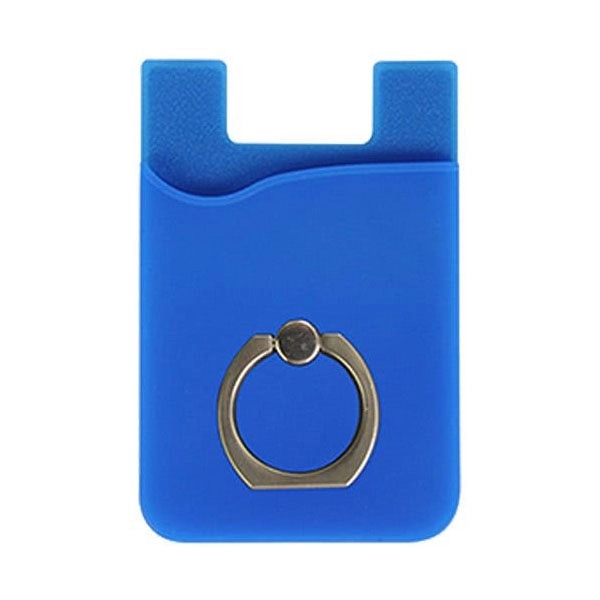 Silicone Phone Card Holder with Ring Stand 5
