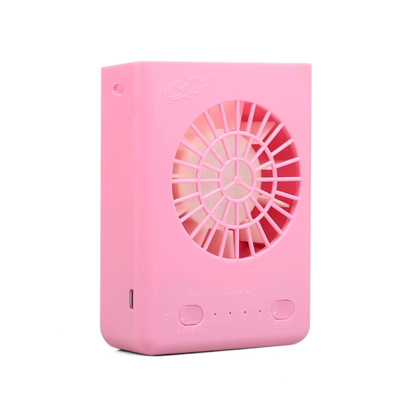 Portable Necklace Folding Fan With Night Light 4