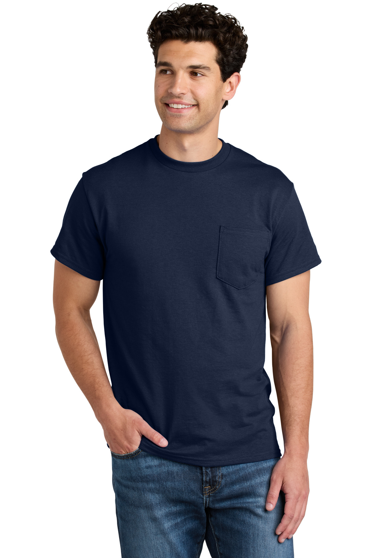 Gildan - DryBlend 50 Cotton/50 Poly Pocket T-Shirt. 8300 32