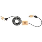FSC® 100% Bamboo 5-in-1 100W Laptop Charging Cable 12