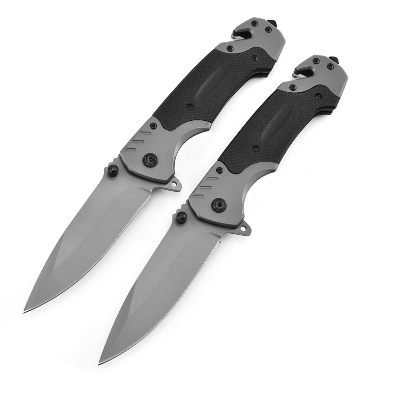 Stainless Steel Folding Pocket Knife with Strap Hole 7
