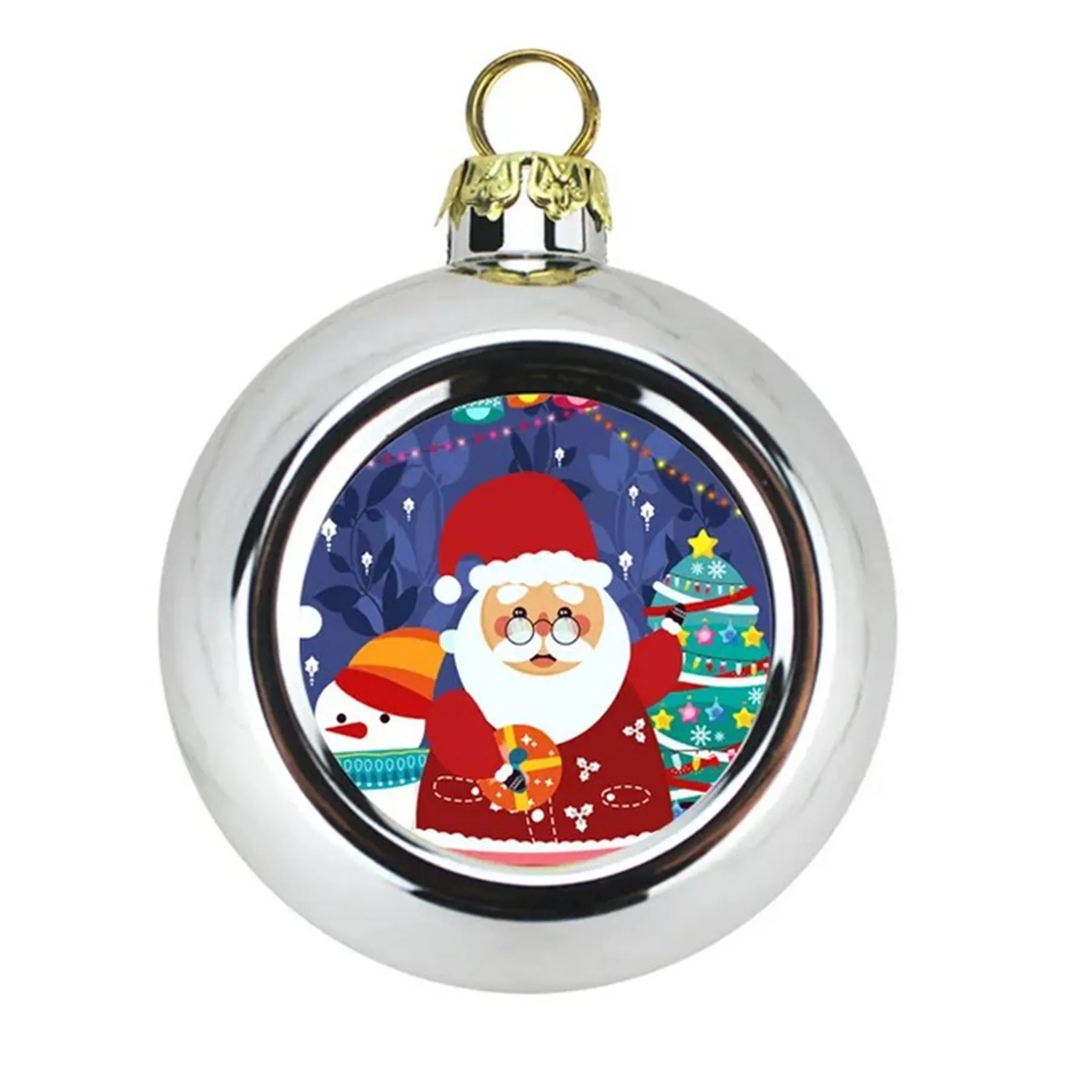 Plastic Christmas Tree Ornament Hanging Ball MOQ50 8