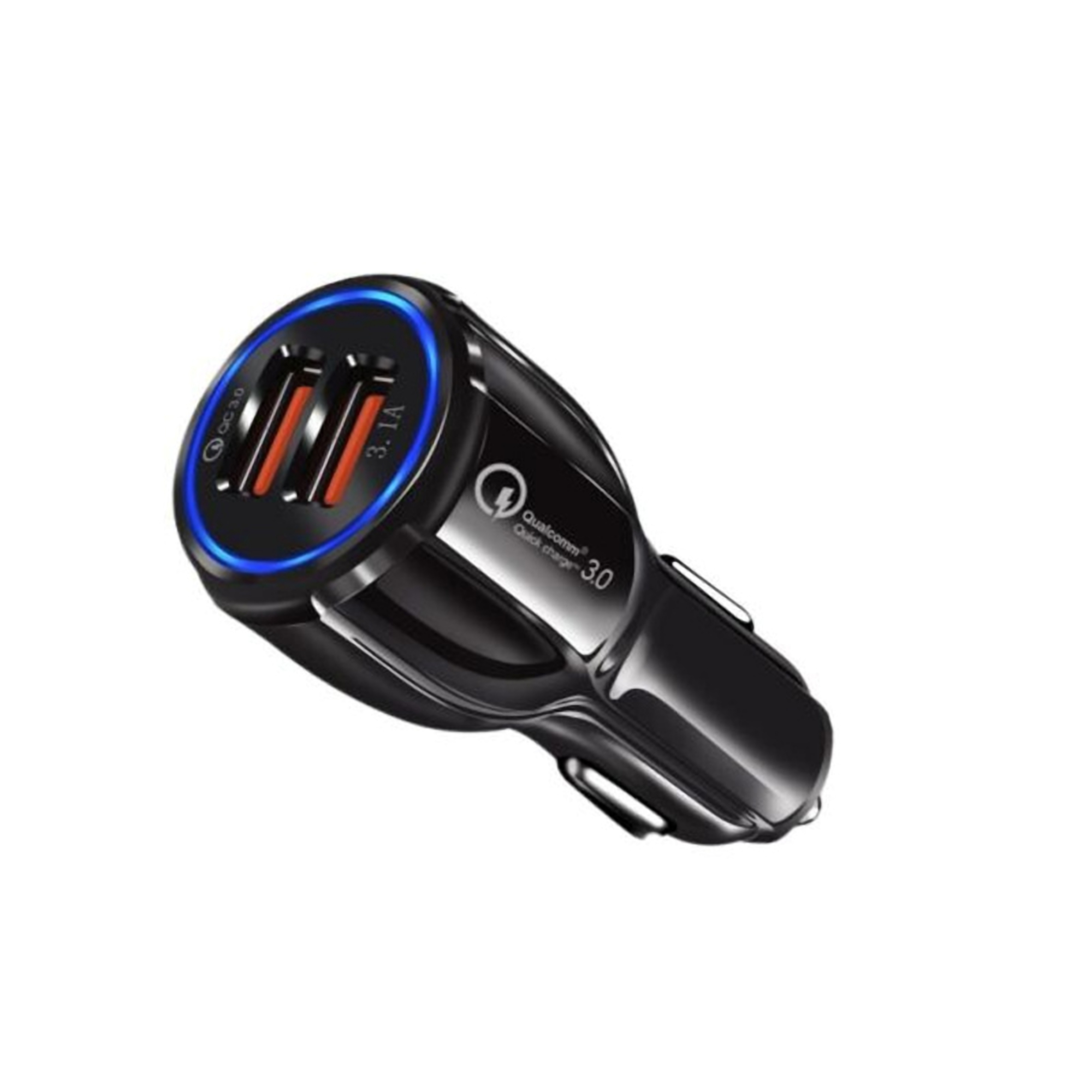 PC Plastic Dual USB Car Charger 2
