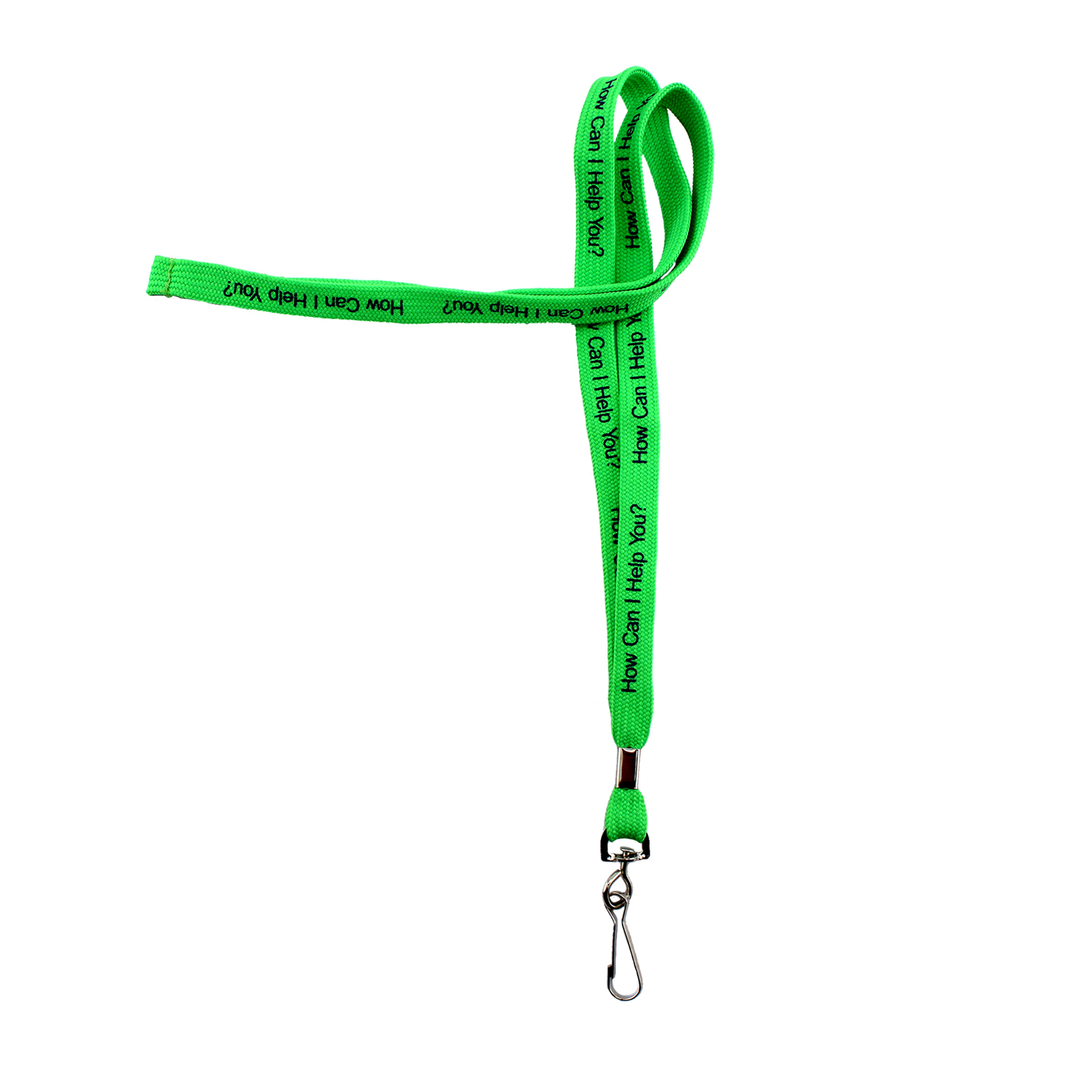 5/8" Lanyard - Tube Style - Silkscreen Imprint 1