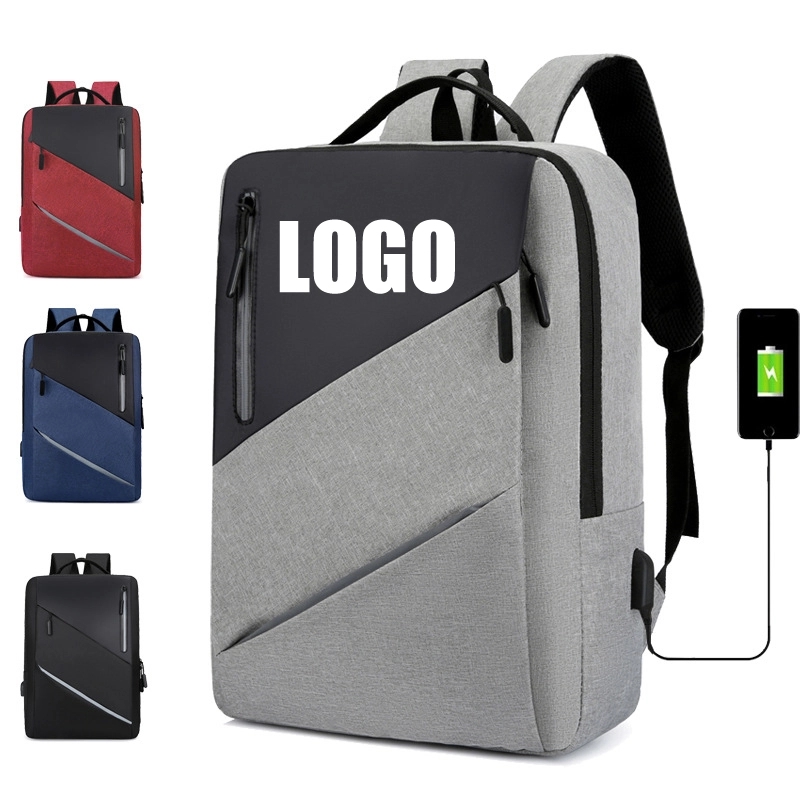 Custom Laptops Backpack with USB Charging Port 2
