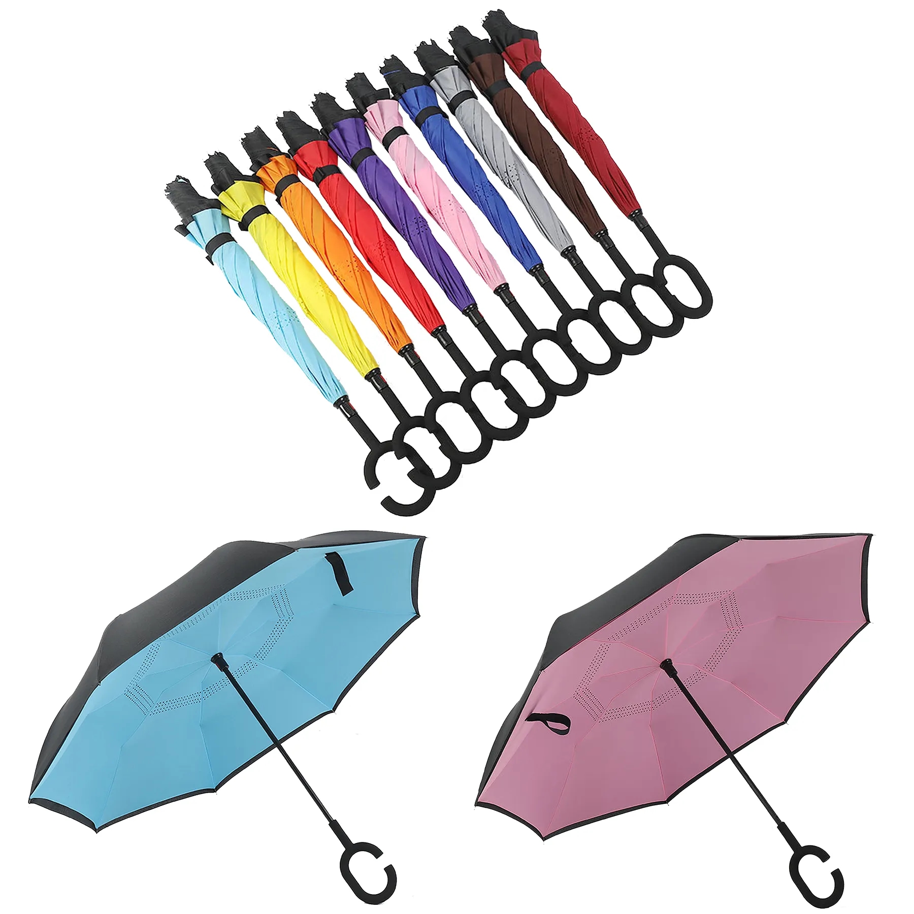 Inverted Reverse Upside Down Umbrella