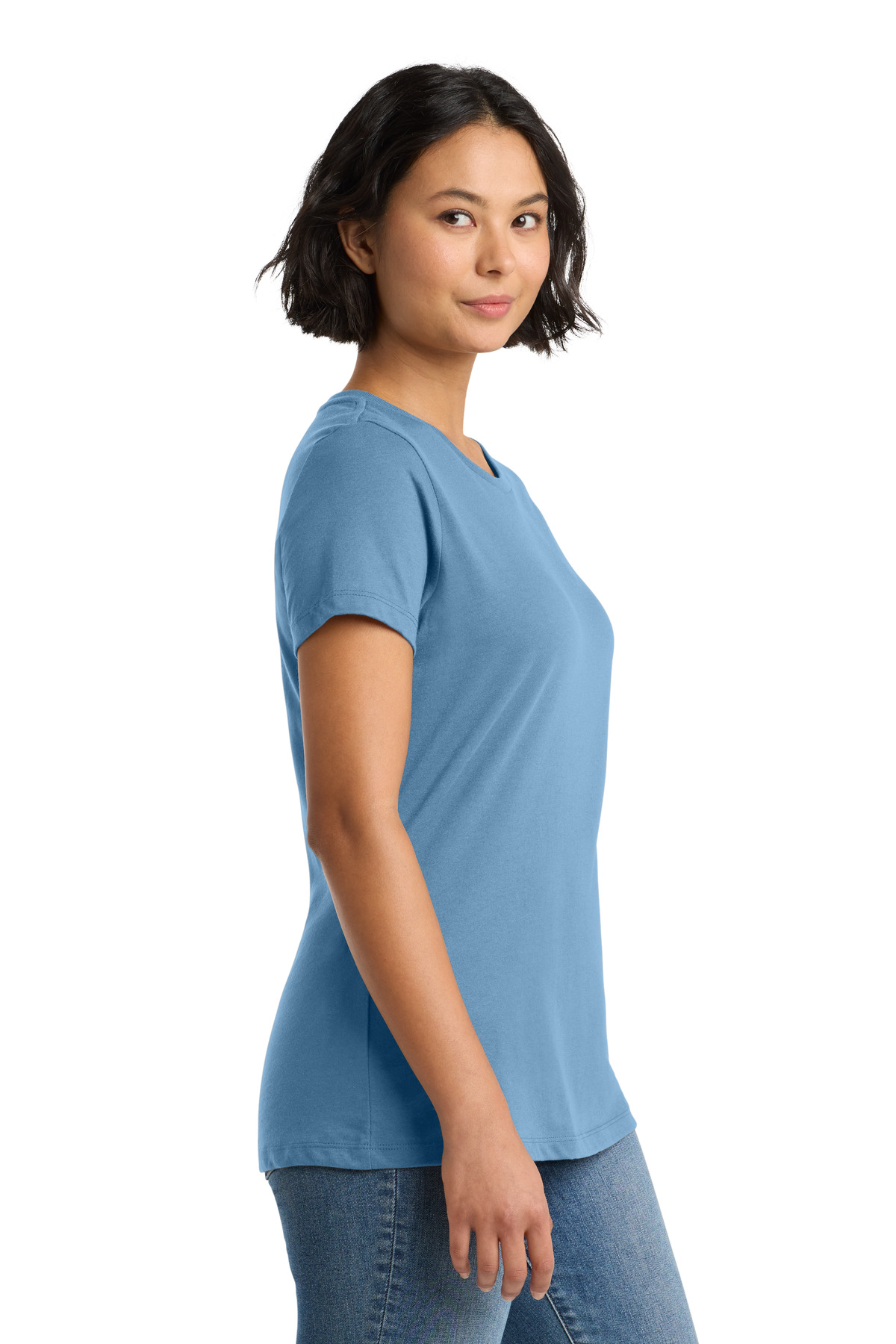 District Women's Perfect Weight Tee. DM104L 32