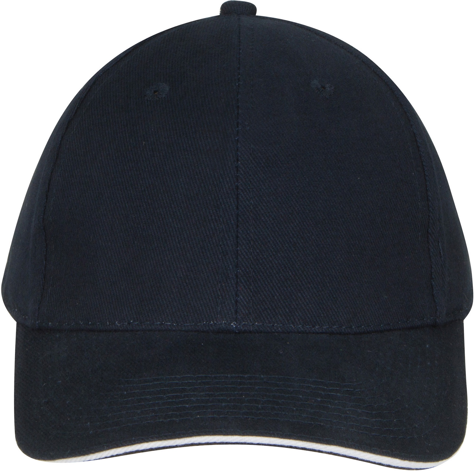 Brushed Heavy Cotton with Sandwich Trim Cap (Domestically Decorated) 34