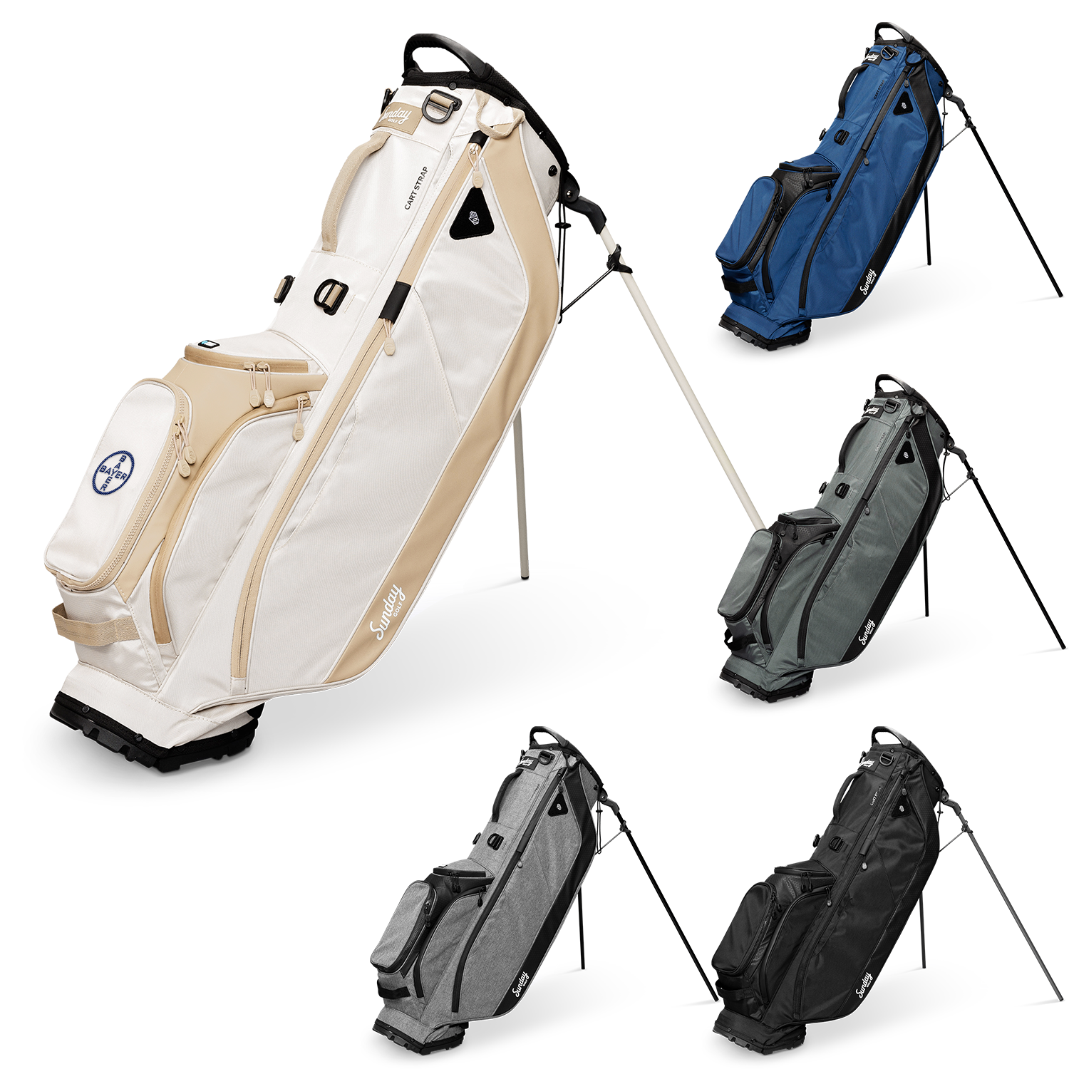Sunday Golf Carry Stand Golf Bag 7