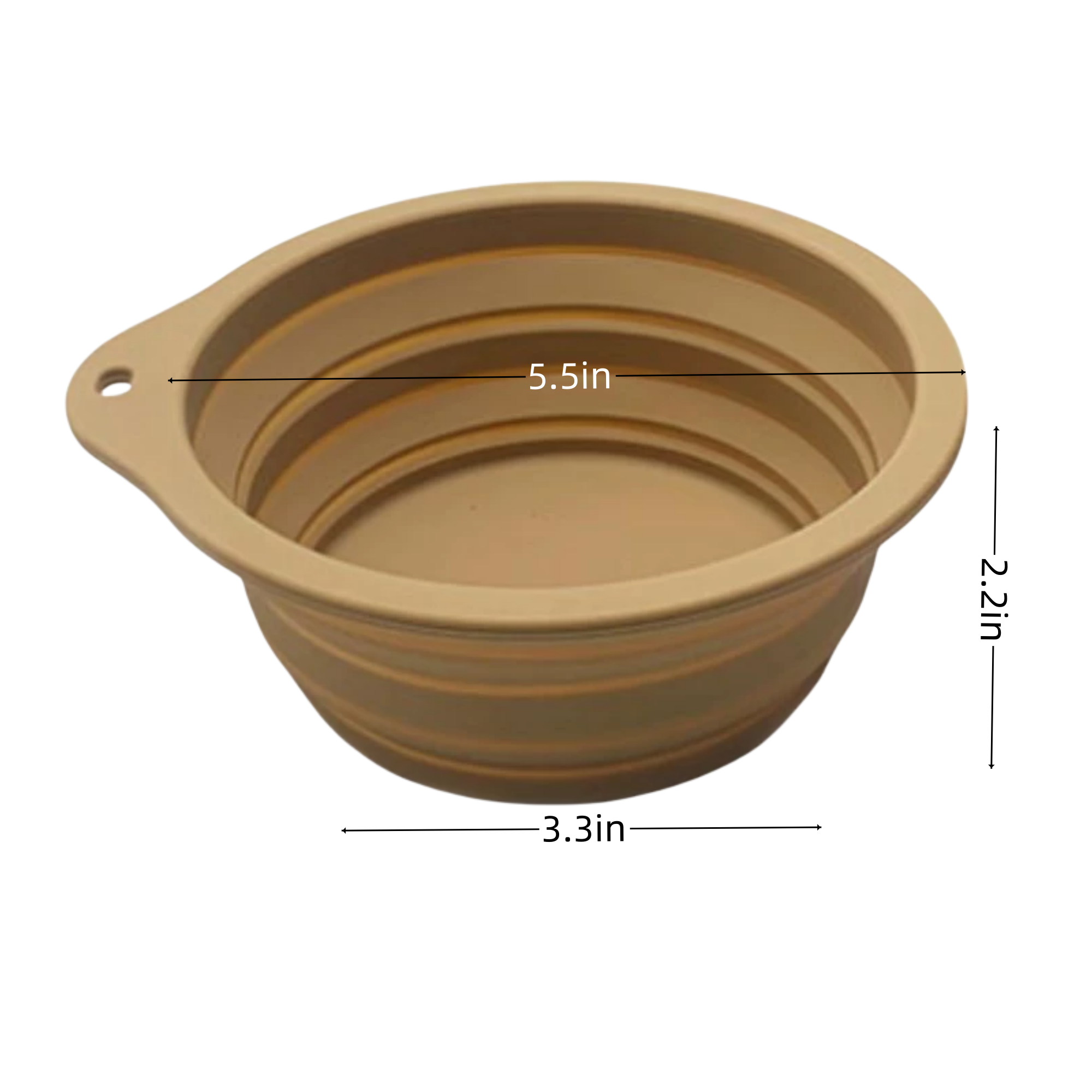 11.8oz Foldable Soft Silicone Dog Bowl 3