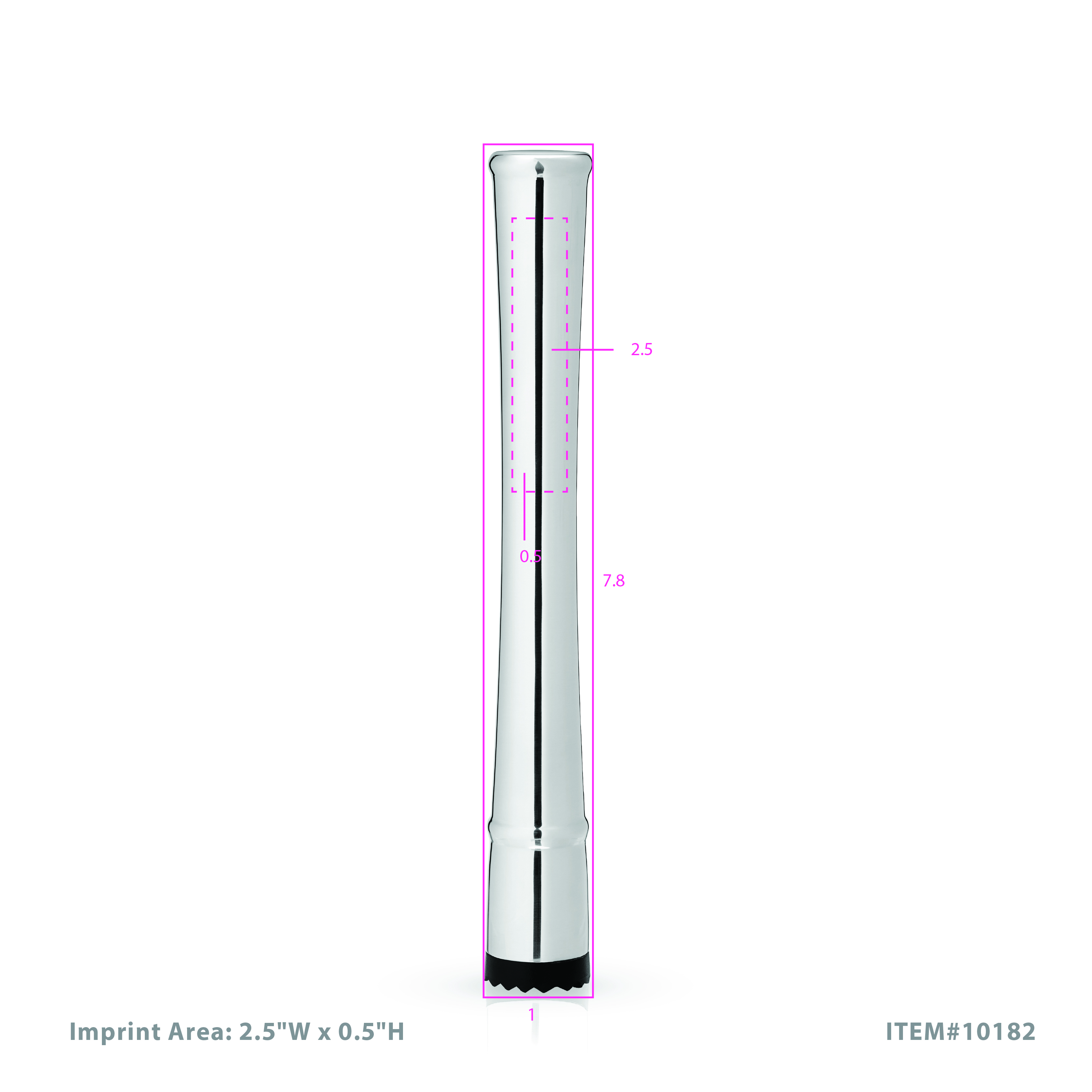 Viski® Stainless Steel Muddler 5