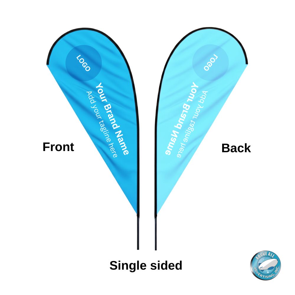Flex Blade® LX Teardrop Banner with Pole, Single-Sided - 12.5' Event Flag 3